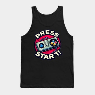 Game Console, press start Tank Top